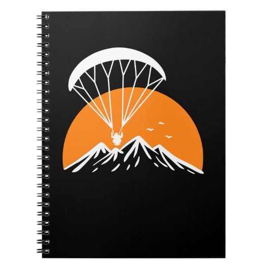Paramotoring Retro  Notitieboek (Voorkant)