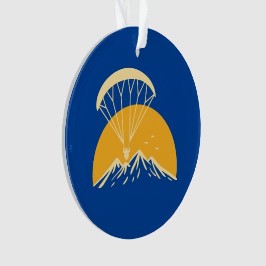 Paramotoring Retro Ornament (voorkant)