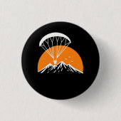 Paramotoring Retro  Ronde Button 3,2 Cm (Voorkant)