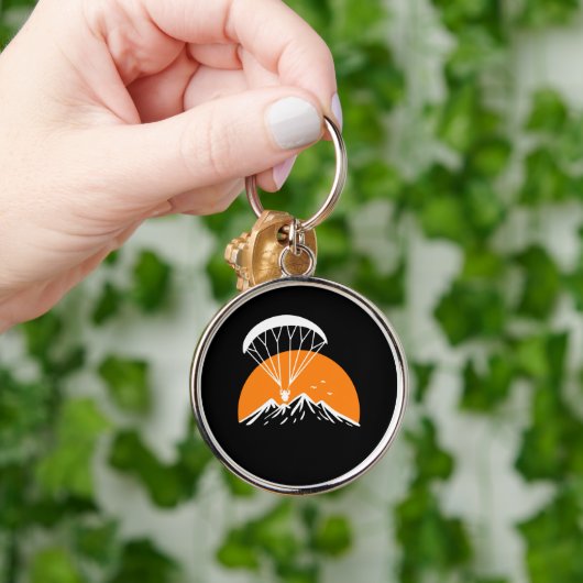 Paramotoring Retro  Sleutelhanger (Hand)