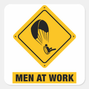 Paramotoring Vierkante Sticker