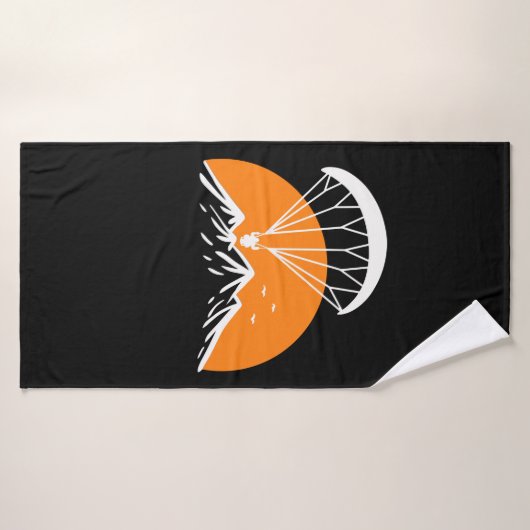 Paramotorisation Vintage rétro (Serviette de bain)