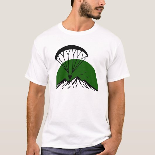 Paramotorretro  t-shirt (Voorkant)
