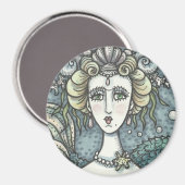 PARAMOUR MERMAID DE GOTHIC NEPTUNE, MAGNET Round (Recto/Verso)