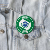 Paraná Round Emblem Ronde Button 7,6 Cm (In situ)