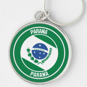 Paraná Round Emblem Sleutelhanger
