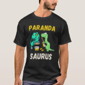 Parandasaurus Dinosaurs Playing Garifuna Drum And T-shirt (Voorkant)