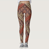 Parang Floral Weave | Batik Motif Leggings (Voorkant)