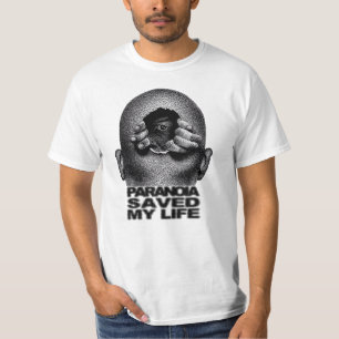 Paranoia redde mijn leven, nieuwe trend, cadeau id t-shirt
