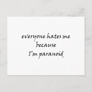 Paranoïde Briefkaart