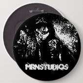 Paranoïde dag ronde button 6,0 cm (Voorkant /achterkant)