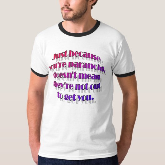 paranoïde t-shirt (Voorkant)