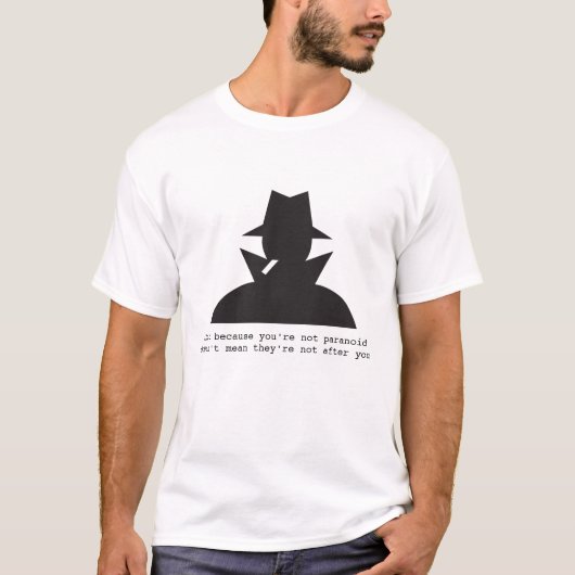 Paranoïde T-shirt (Voorkant)