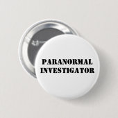 PARANORMAAL ONDERZOEK RONDE BUTTON 5,7 CM (Voorkant /achterkant)