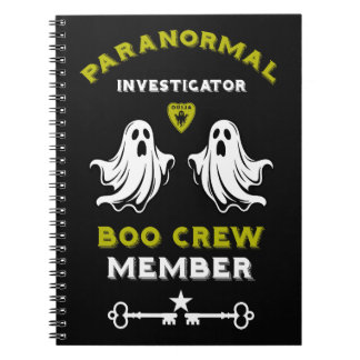 Paranormaal onderzoeker spookenjager notitieboek