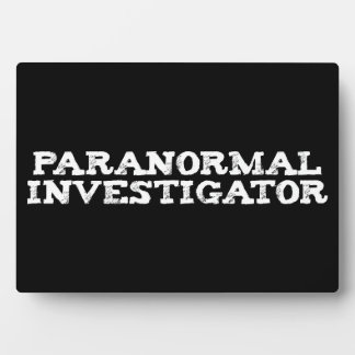 Paranormaal onderzoeker spookjacht fotoplaat