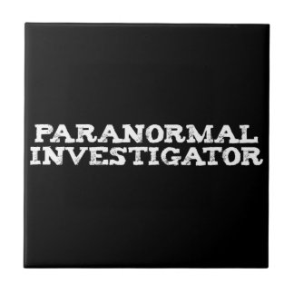 Paranormaal onderzoeker spookjacht tegeltje