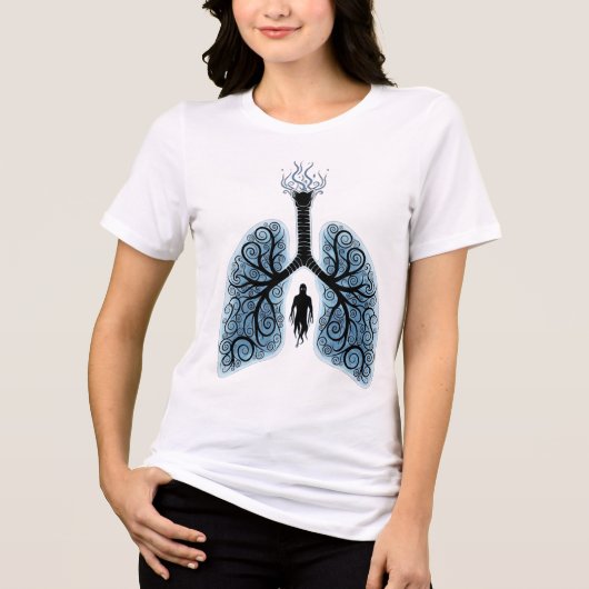 Paranormal Happy Lungs Project Fundraiser Shirt v2 (Voorkant)