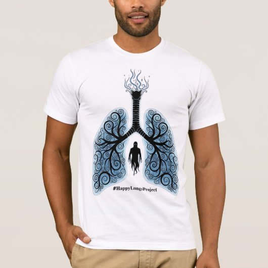 Paranormal Happy Lungs Project Fundraiser Shirt v5 (Voorkant)