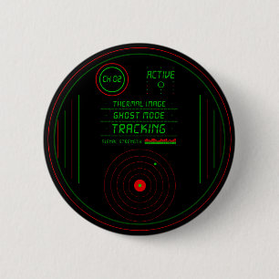 Paranormale Ghost Tracker Radar Scanner Display Ku Ronde Button 5,7 Cm