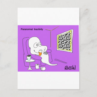 Paranormale inactiviteit. briefkaart