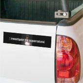 Paranormale onderzoeker bumpersticker (Op Truck)