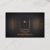 Paranormale onderzoeker Geactiveerd Asiel Visitekaartje (Achterkant)