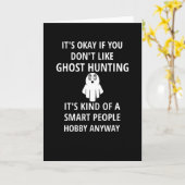 Paranormale onderzoeker Ghost Hunter Ghost Hunting Kaart (Gele Bloem)