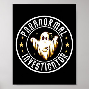 Paranormale onderzoeker Ghost Hunter Ghost Hunting Poster