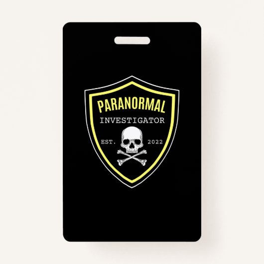 Paranormale onderzoeker Ghost Hunter UFO Aliens Badge (Voorkant)