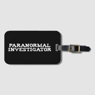 Paranormale onderzoeker Ghost Hunting Bagagelabel