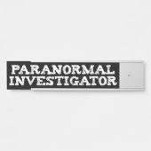 Paranormale onderzoeker Ghost Hunting Deurbordje (Voorkant)