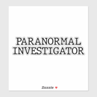 Paranormale onderzoeker Ghost Hunting EVP Sticker