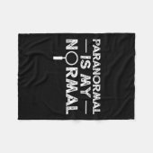 Paranormale onderzoeker Ghost Hunting Funny Gift Fleece Deken (Voorkant (Horizontaal))