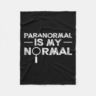 Paranormale onderzoeker Ghost Hunting Funny Gift Fleece Deken