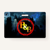 Paranormale Onderzoeker ID Badge (Achterkant)