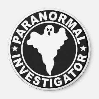 Paranormale onderzoeker Logo bovennatuurlijke gees Magneet