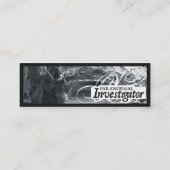 Paranormale onderzoeker mini visitekaartje (Achterkant)