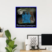 paranormale onderzoeker poster (Thuiskantoor)