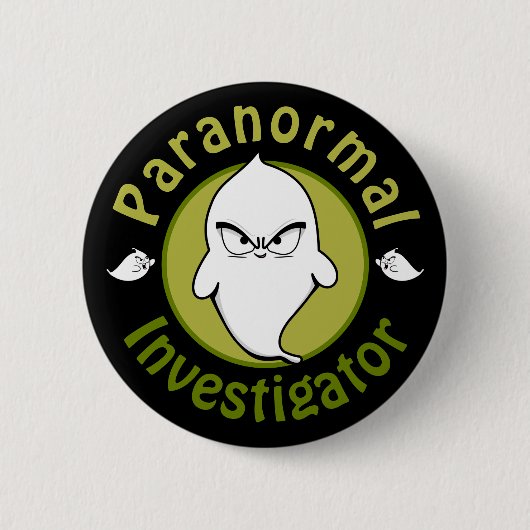 Paranormale onderzoeker ronde button 5,7 cm (Voorkant)