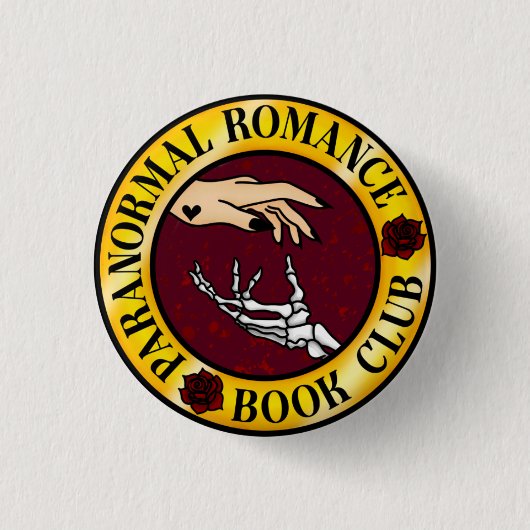 Paranormale Romance Badge Ronde Button 3,2 Cm (Voorkant)