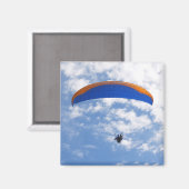 Parapente dans les nuages 2 Magnet (Recto/Verso)