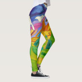 Parapentisme lumineux Legging d'aquarelle (Droite)