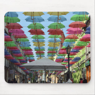 Paraplu, decoratie, straat muismat