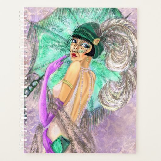 Paraplu Lady Planner (Voorkant)