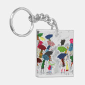 Paraplu Sleutelhanger (Voorkant Links)