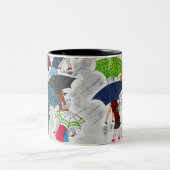 Paraplu Tweekleurige Koffiemok (Center)