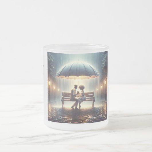 Paraplu van Love Coffee Mok (Center)