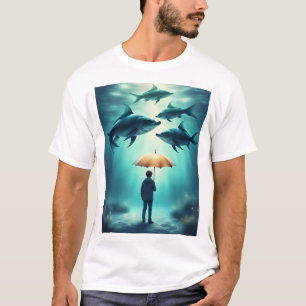 Paraplu voor de afgrond t-shirt