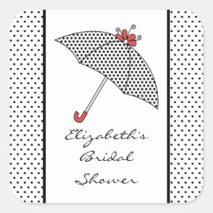 Paraplu Vrijgezellenfeest Sticker